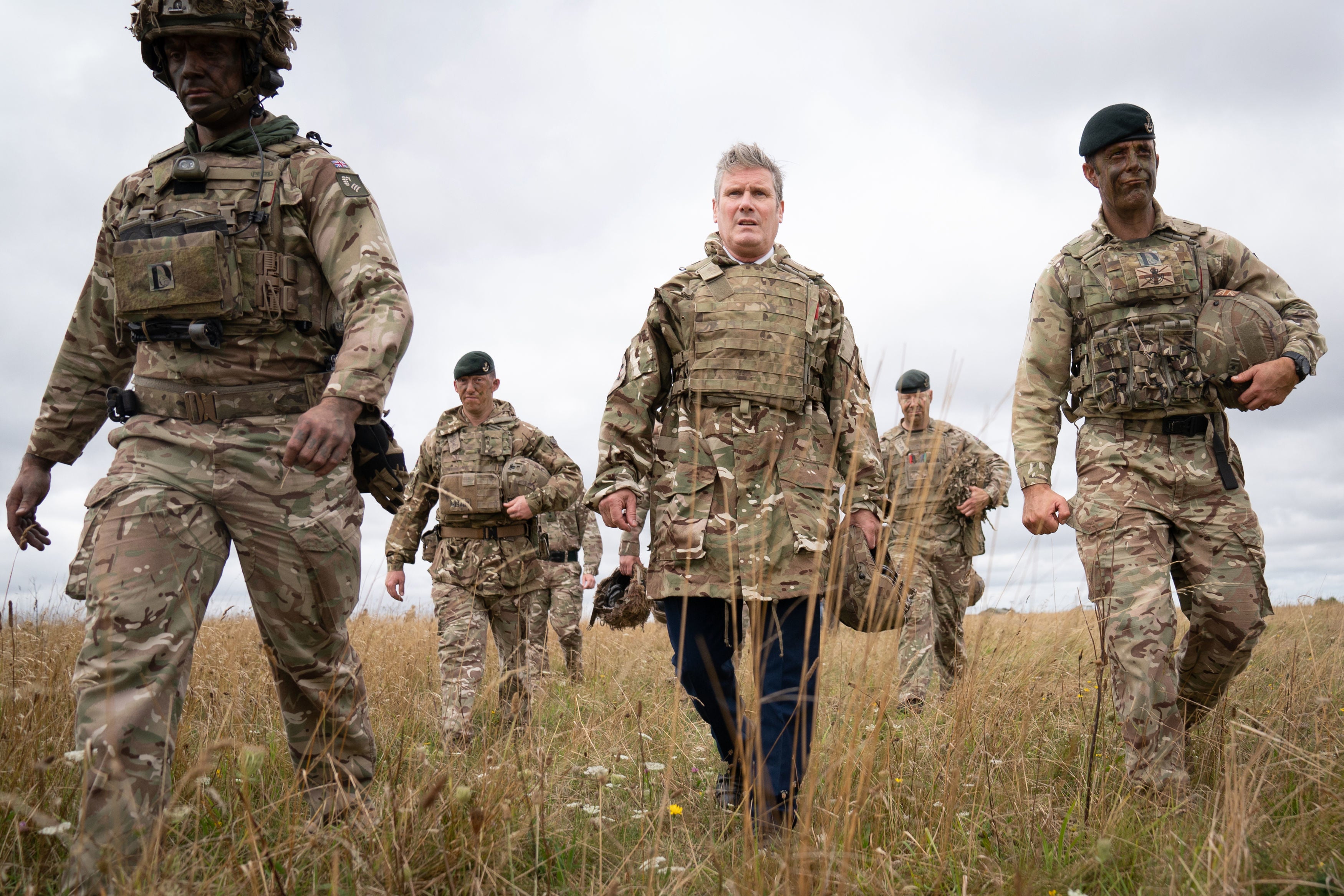 <p>Sir Keir Starmer plans to suggest sending fewer than 30,000 European troops to Ukraine</p>